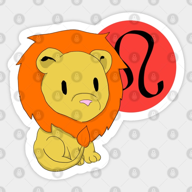 leo bean Sticker by allthebeanz